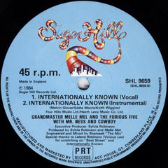 Grandmaster Melle Mel, The Furious Five - Beat Street / Internationally Known 12" SHL9659 Sugar Hill Records