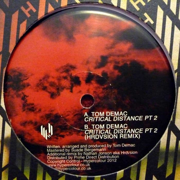 Tom Demac - Critical Distance Part 2 12" HYPE028 Hypercolour