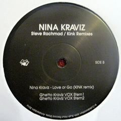 Nina Kraviz - Ghetto Kraviz / Love Or Go Remixes 12" RKDSRHADE2012 REKIDS, Rush Hour Recordings