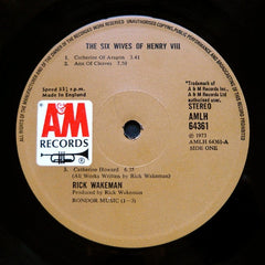 Rick Wakeman - The Six Wives Of Henry VIII 12" A&M Records AMLH 64361