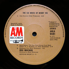 Rick Wakeman - The Six Wives Of Henry VIII 12" A&M Records AMLH 64361