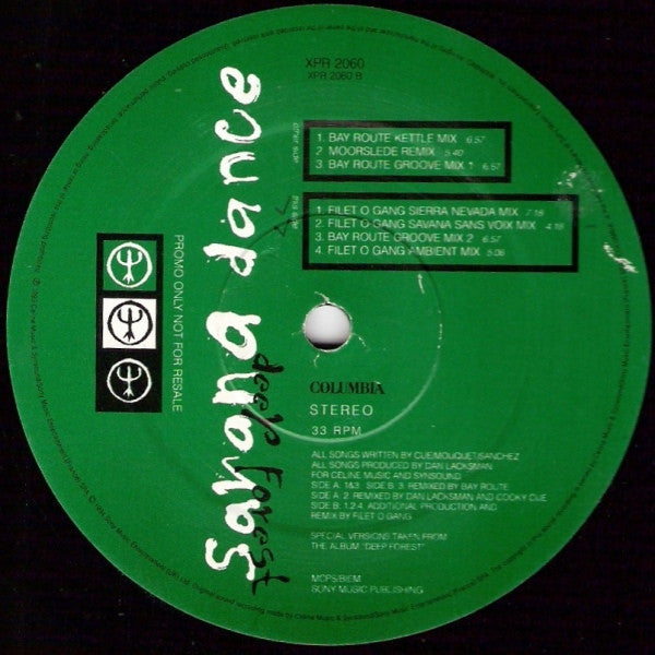 Deep Forest - Savana Dance 12" XPR2060 Columbia