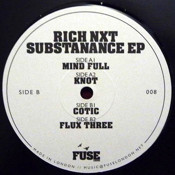 Rich NxT – Substance EP 12" Fuse London – FUSE008