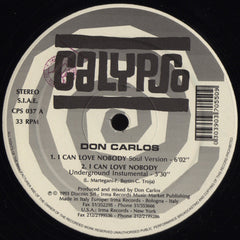 Don Carlos – I Can Love Nobody - Calypso Records – CPS 037