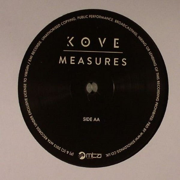 Kove - Measures / Night Thought 12" MTA025 More Than Alot Records