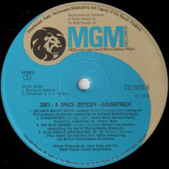 Various - 2001: A Space Odyssey (Music From The Motion Picture Sound Track) 12" MGM Records 2315 034