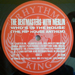 The Beatmasters With Merlin - Who's In The House 12" LEFT21T Rhythm King Records