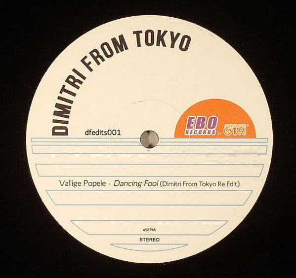 Dimitri From Tokyo - Edits Ebo Records – dfedits001