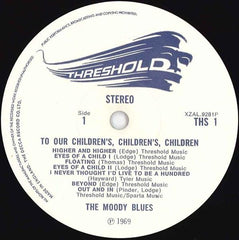 The Moody Blues - To Our Children's Children's Children 12" Threshold Records THS 1