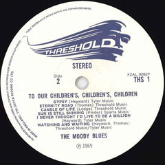 The Moody Blues - To Our Children's Children's Children 12" Threshold Records THS 1