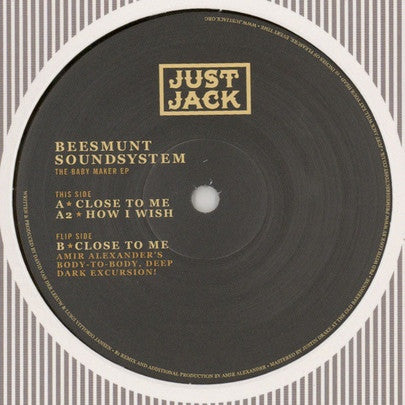 Beesmunt Soundsystem – The Baby Maker Ep 12" Just Jack Recordings – JJR001
