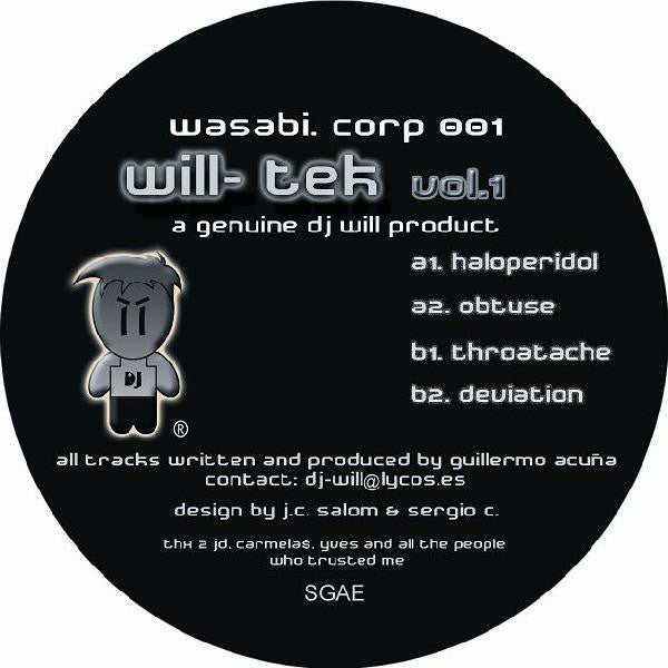 DJ Will – Will-Tek Volume 1 - Wasabi Corp – WAS001