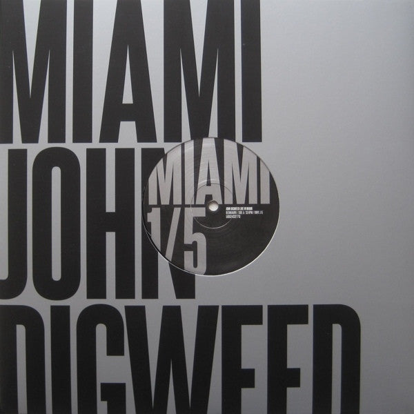 John Digweed – Live In Miami 1/5 - Bedrock Records – BEDMIAVIN1 - LIMITED EDITION