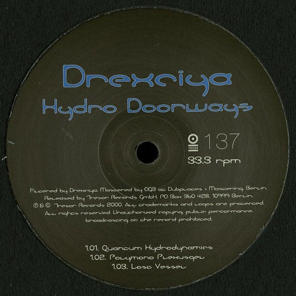 Drexciya – Hydro Doorways Tresor – Tresor137