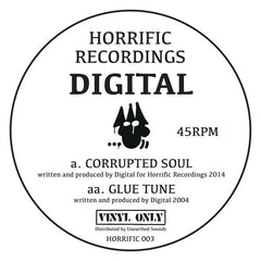 Digital – Corrupted Soul / Glue Tune - Horrific Recordings – HORRIFIC 003