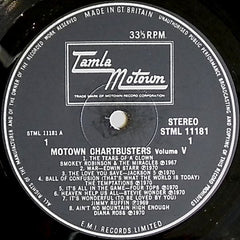 Various - Motown Chartbusters Vol. 5 12" Tamla Motown, EMI, STML11181