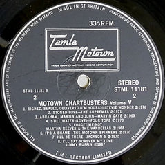 Various - Motown Chartbusters Vol. 5 12" Tamla Motown, EMI, STML11181