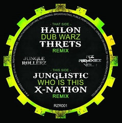 Hailon / Junglistic – RZ Remixes Vol 1 12" Jungle Rollerz – RZR001