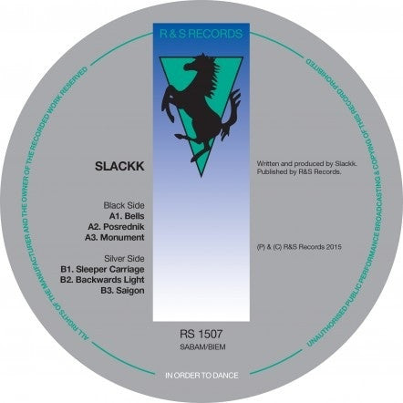 Slackk – Backwards Light EP 12" R & S Records – RS 1507