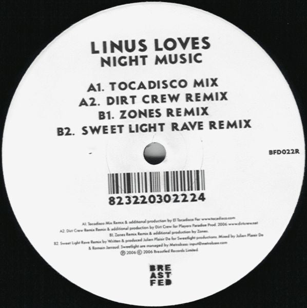 Linus Loves – Night Music Label: Breastfed – BFD022R