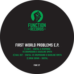 Digital & Response Vs Drumsound & Simon "Bassline" Smith – First World Problems EP Function – FUNC 37