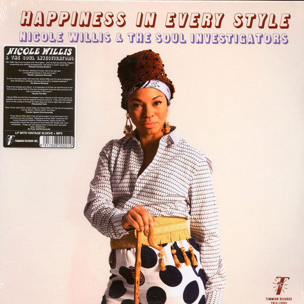 Nicole Willis & The Soul Investigators – Happiness In Every Style - Timmion Records – TRLP12001