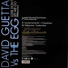 David Guetta vs The Egg - Love Don't Let Me Go (Walking Away) 12" 12GUS42 Gusto Records