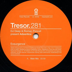 DJ Deep & Roman Poncet Present Adventice – Exsurgence Tresor – Tresor281