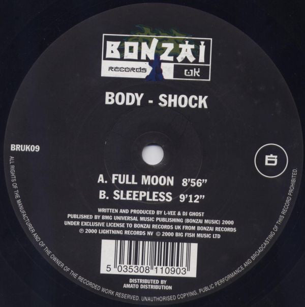 Body - Shock - Full Moon / Sleepless Bonzai Records UK – BRUK09
