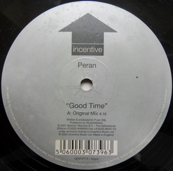 Peran - Good Time Incentive – CENT37T