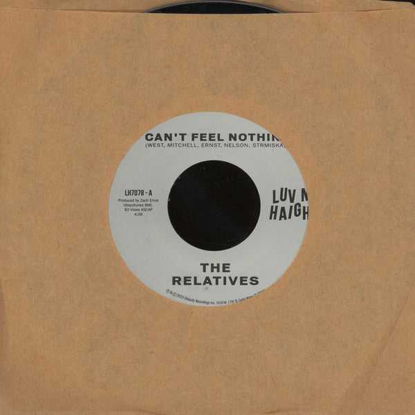The Relatives -Can't Feel Nothin' / No Man Is An Island - Luv N' Haight – LH7078