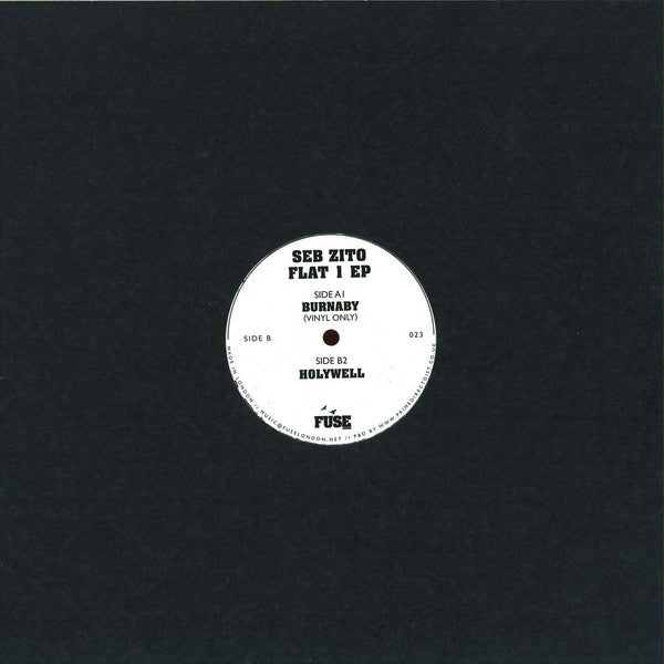 Seb Zito – Flat 1 EP Fuse London – FUSE023