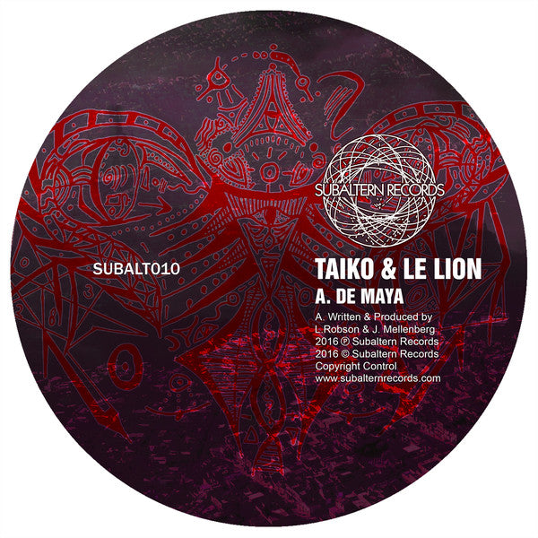 Taiko - Le Lion - Flummox EP Subaltern Records – SUBALT010