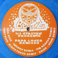 DJ Stretch ‎– DJ Stretch Presents Papa Lover Remixes - AKO Beatz ‎– AKO005 (BLUE)