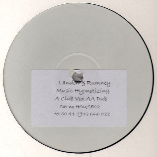 Landon & Rumney - Music Hypnotizing 12" PROMO HOUSE002