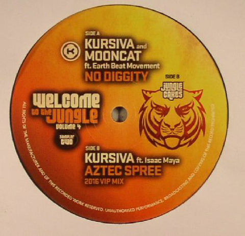 Kursiva And Mooncat / Kursiva ‎– Welcome To The Jungle Volume 4 - Jungle Cakes ‎– JC052