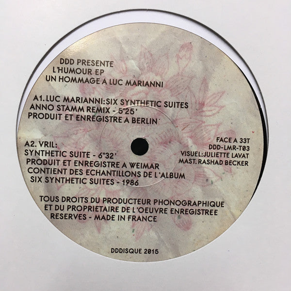 Various – L'Humour EP DDD - DDDLMRT03