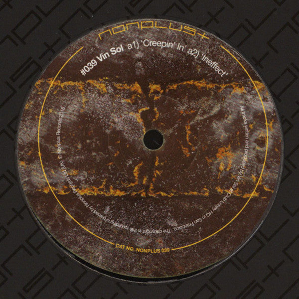 Vin Sol – Creepi' In Nonplus Records – NONPLUS 039