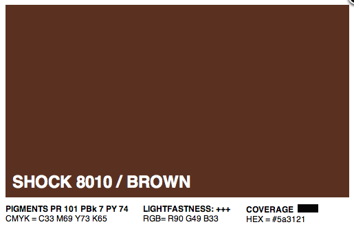 S8010 - Montana Cans Gold Acrylic Spray - Shock Brown 400ML