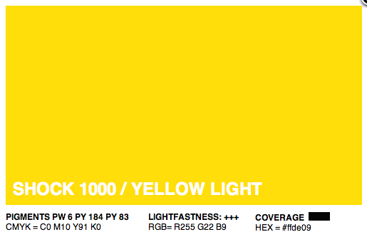 S1000 - Montana Cans Gold Acrylic Spray - Shock Yellow Light 400ML