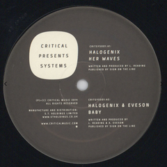 Halogenix – Critical Presents: Systems 001 12" Critical Music – CRITSYS001
