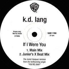 kd lang – If I Were You Warner Bros. Records – SAM1769