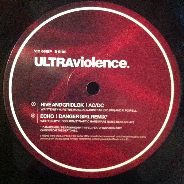 Various – ULTRAviolence 2x12" Violence Recordings – VIO 009EP