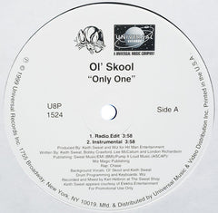 Ol' Skool : Only One (12", Promo)