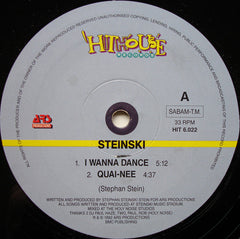 Stephan Stein : I Wanna Dance (12")