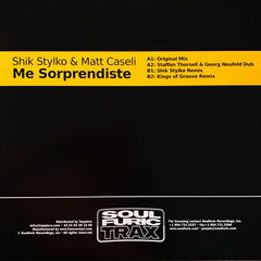 Shik Stylkø & Matt Caseli : Me Sorprendiste (12")