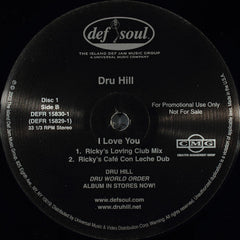 Dru Hill : I Love You (2x12", Promo)