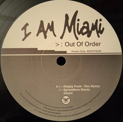 Out Of Order : I Am Miami (12", Promo)