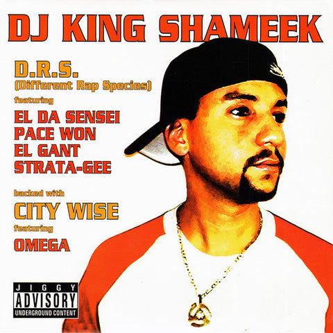 King Shameek : D.R.S. (Different Rap Species) / City Wise (12")