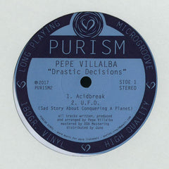 Pepe Villalba : Drastic Decisions (12")